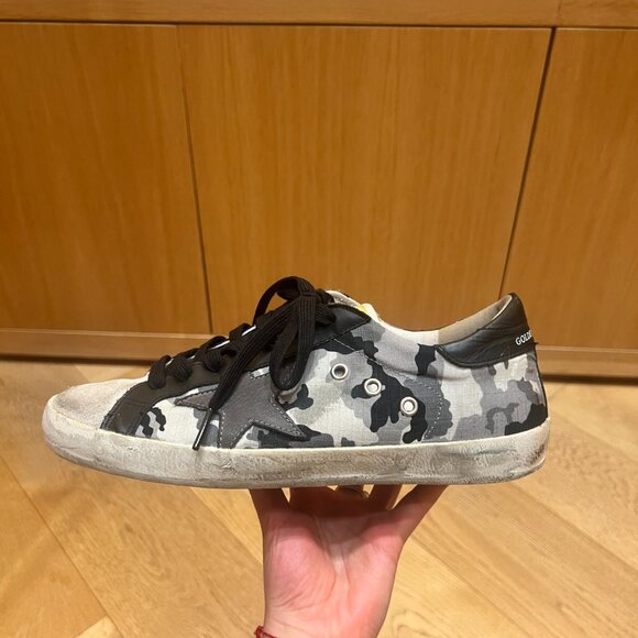 GOLDEN GOOSE - Superstar cloth low trainers - Picture 9 of 15